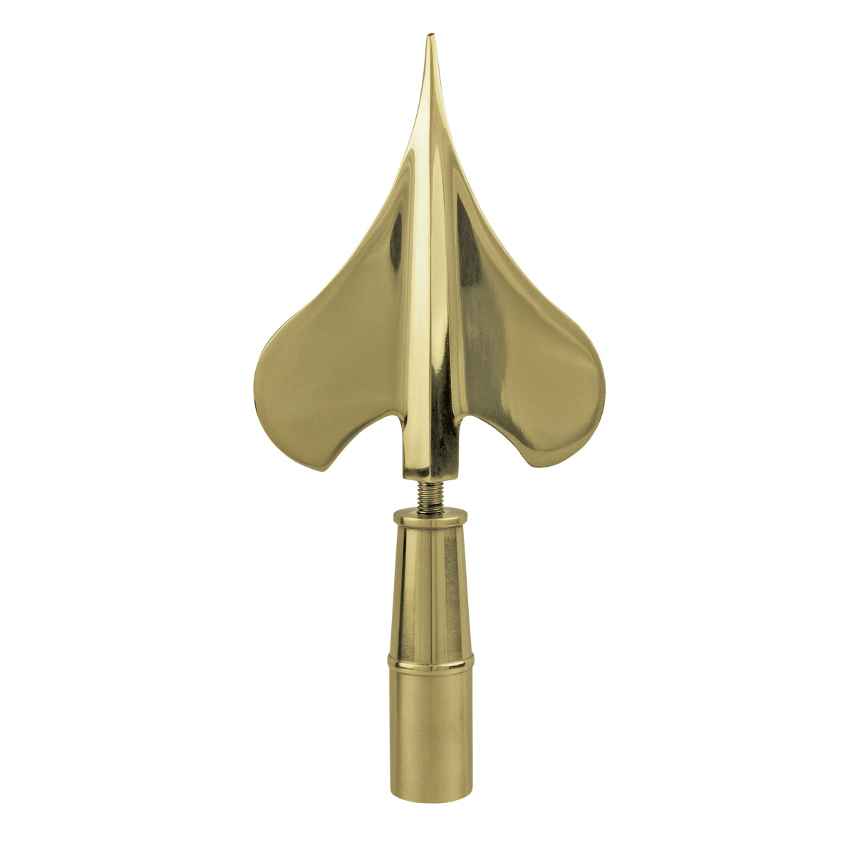 Marching Pole Ornament Metal Army Spear Gold