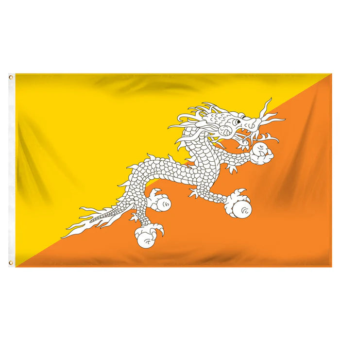 Bhutan Nylon Flag