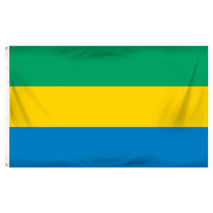 Gabon Nylon Flag