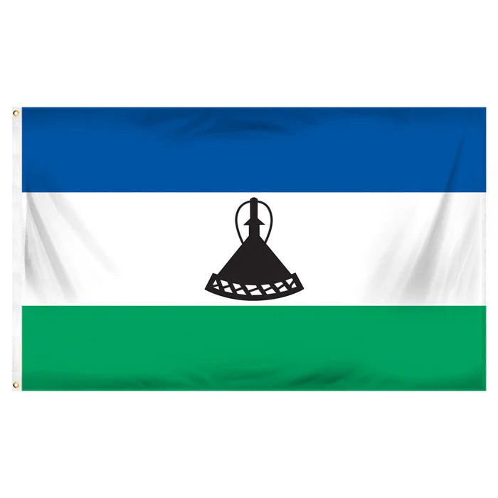 Lesotho Nylon Flag