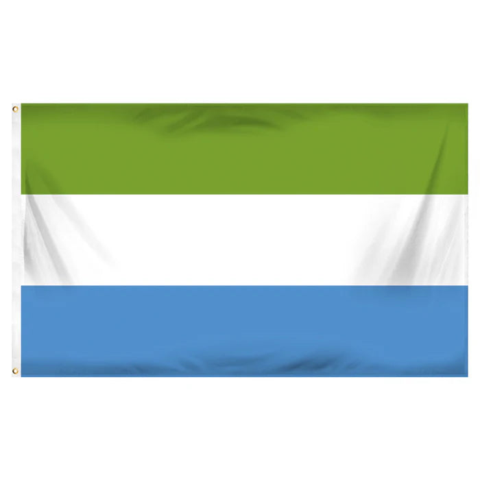 Sierra Leone Nylon Flag