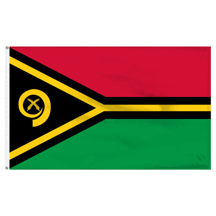 Vanuatu Nylon Flag