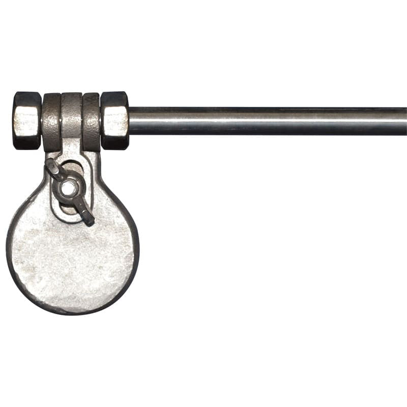 Non-Tangle Rod Clamp for Outrigger Flagpoles
