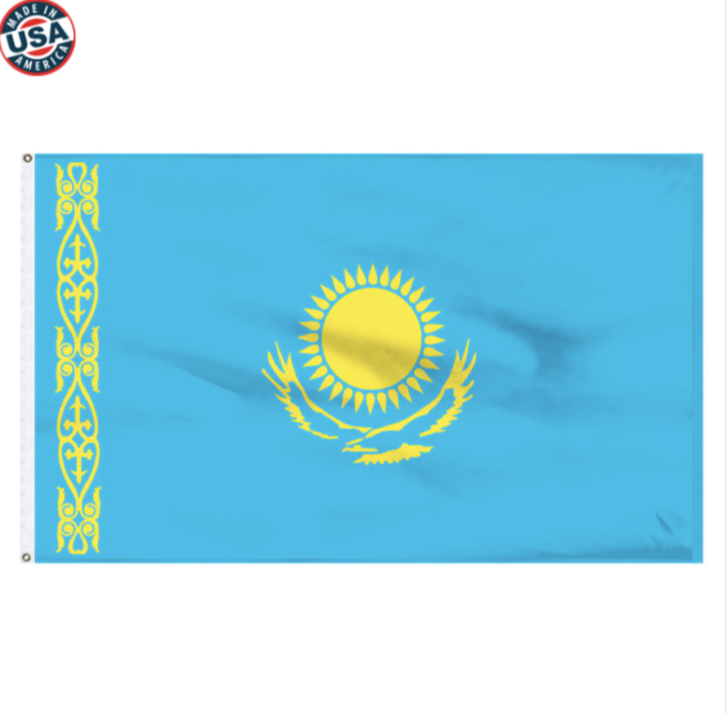Kazakhstan Nylon Flag