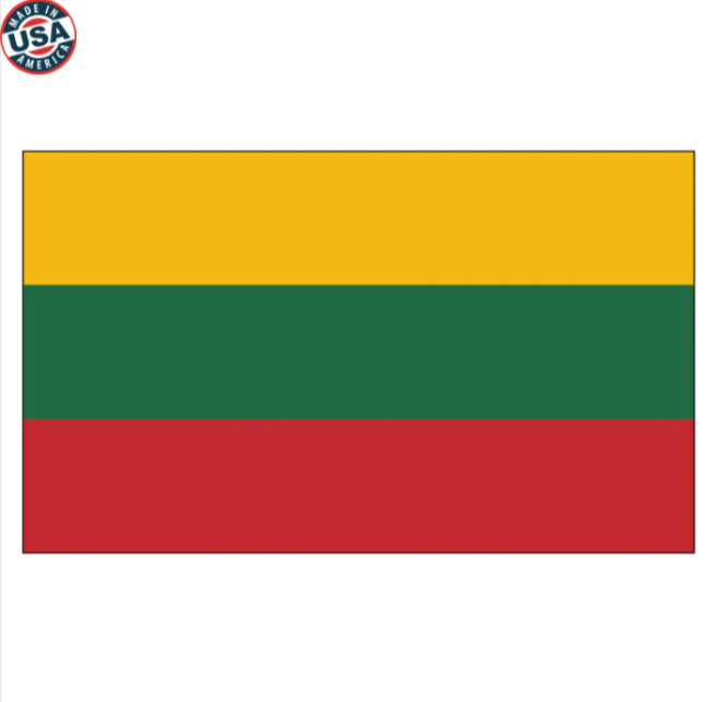 Lithuania Nylon Flag