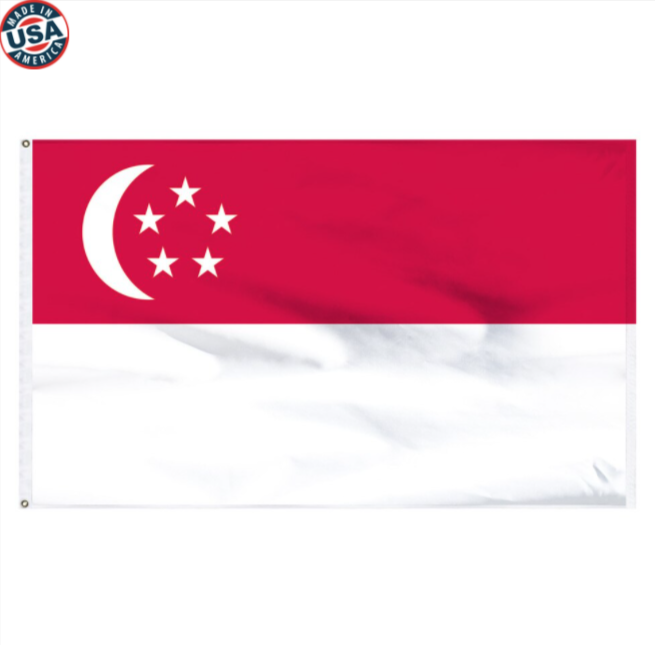 Singapore Nylon Flag