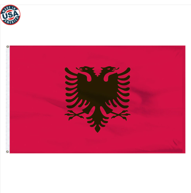 Albanian Nylon Flag