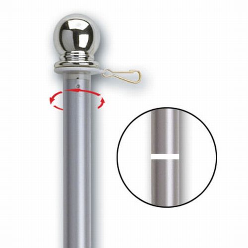 Residential Spinning Flagpole