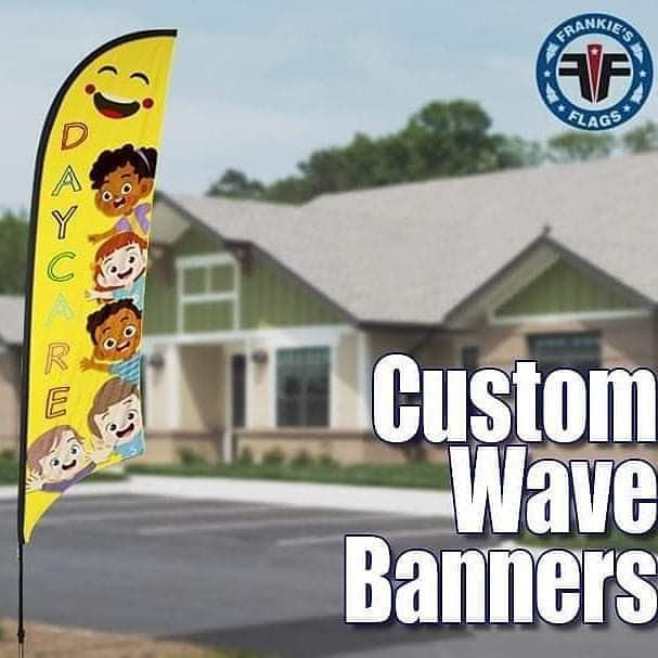 Customized Wave and Feather Banners