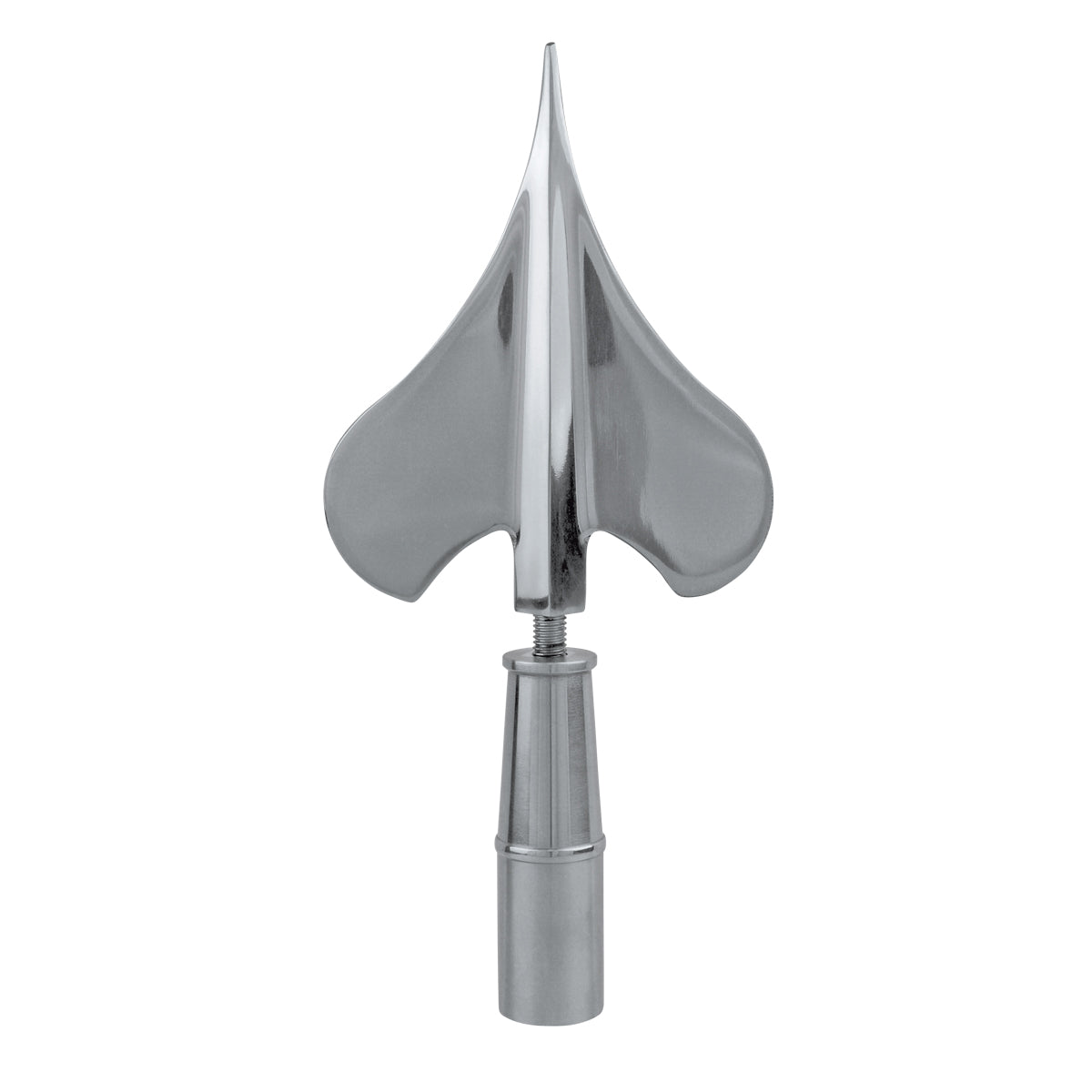 Marching Pole Ornament Metal Army Spear Silver
