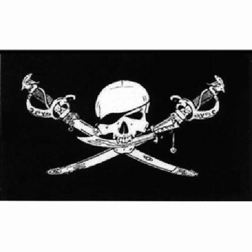 Pirate (Bethren Of The Coast) Flag 3ft x 5ft printed polyester