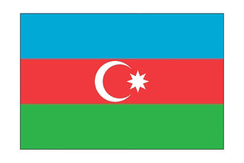 Azerbaijan Nylon Flag