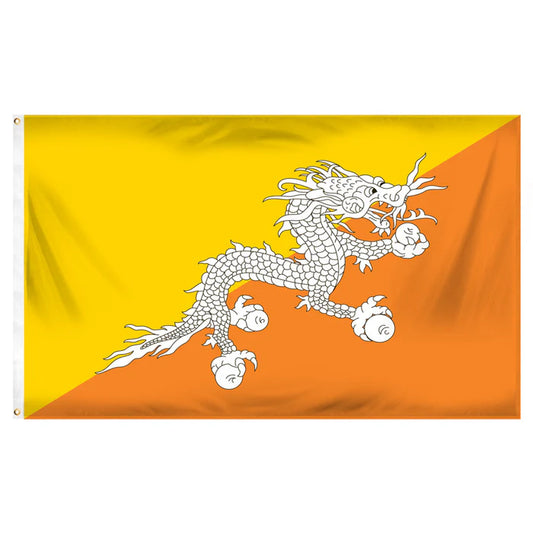 Bhutan Nylon Flag