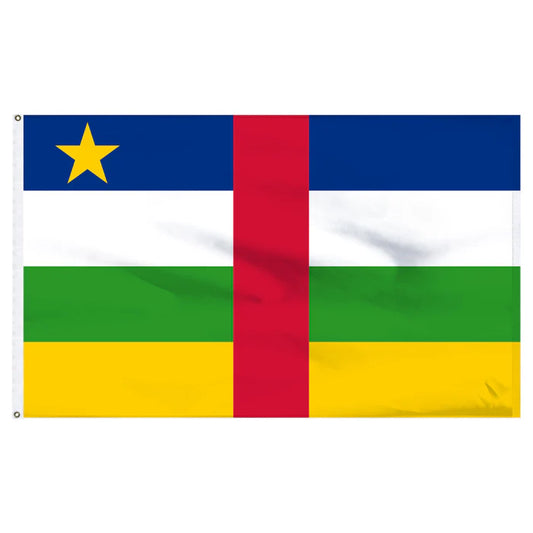 Central African Republic Nylon Flag