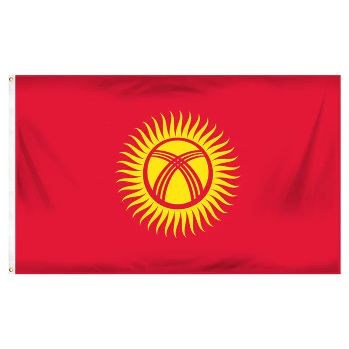 Kyrgyzstan Nylon Flag