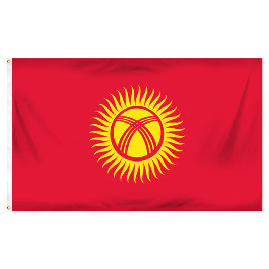Kyrgyzstan Nylon Flag