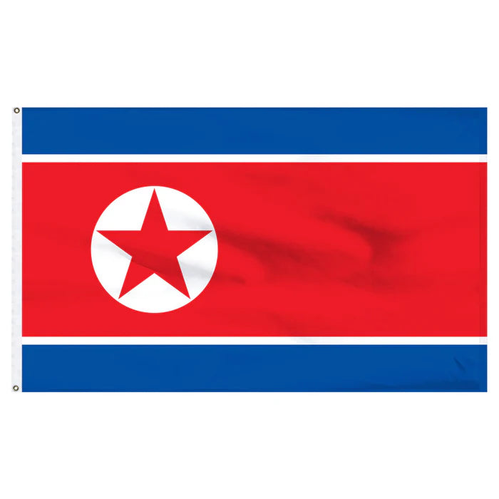 North Korea Nylon Flag