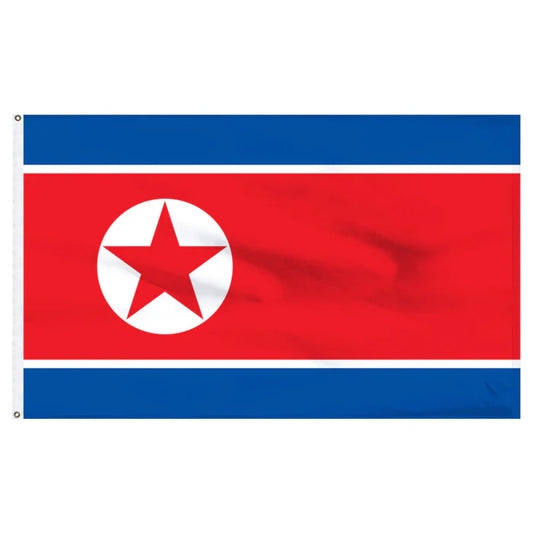 North Korea Nylon Flag