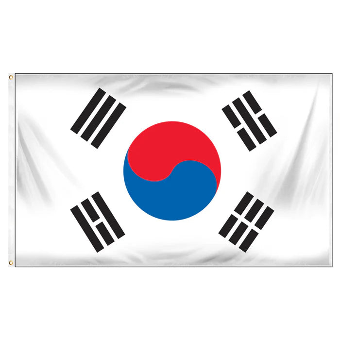 South Korea Nylon Flag