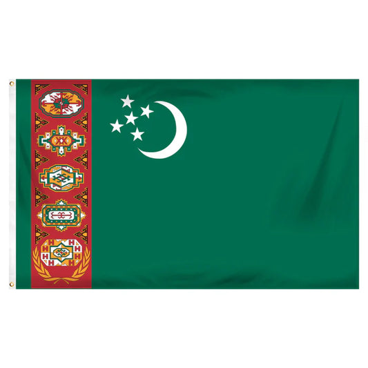 Turkmenistan Nylon Flag