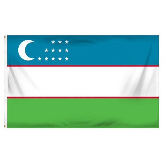 Uzbekistan Nylon Flag
