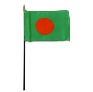 4x6" Bangladesh stick flag