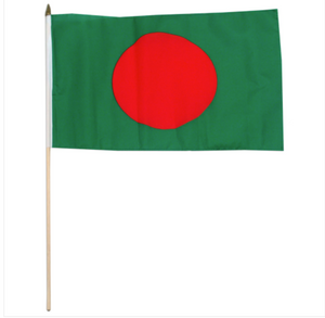 12x18" Bangladesh stick flag