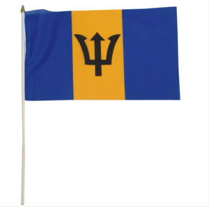 12x18" Barbados stick flag