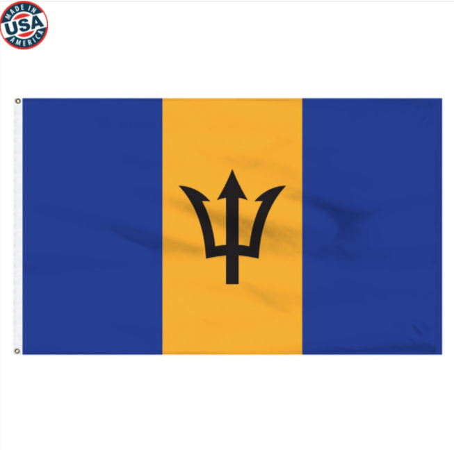 3x5' Barbados Nylon flag