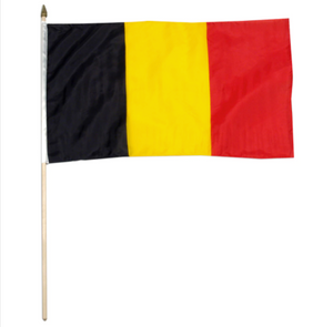 12x18" Belgium stick flag