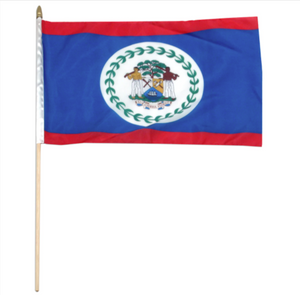 12x18" Belize stick flag