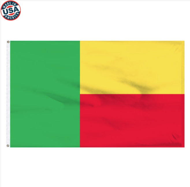 Benin Nylon Flag