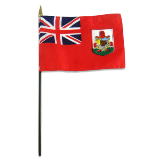4x6" Bermuda stick flag