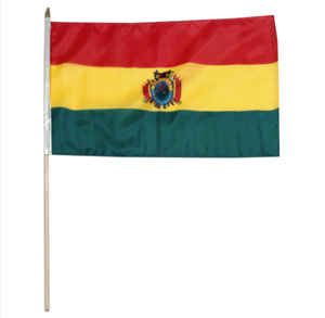 12x18" Bolivia stick flag