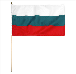 12x18" Bulgarian stick flag
