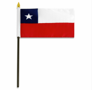 4x6" Chile stick flag