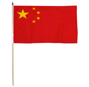 12x18" China stick flag