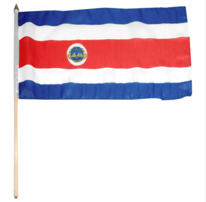 12x18" Costa Rica stick flag