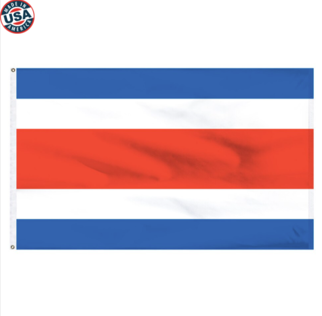3x5' Costa Rica Nylon flag