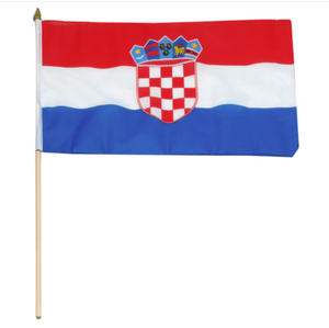 12x18" Croatia stick flag