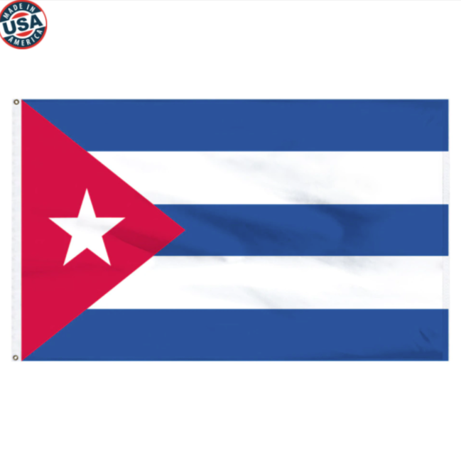 Cuban Nylon Flag