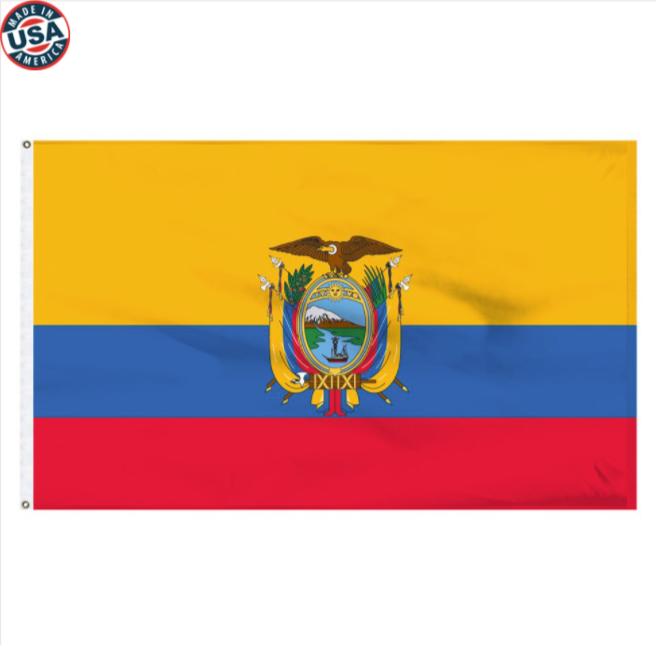 3x5' Ecuador Nylon flag