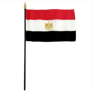 4x6" Egyptian stick flag