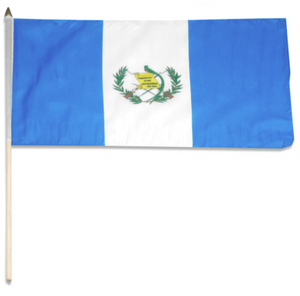 12x18" Guatemala stick flag