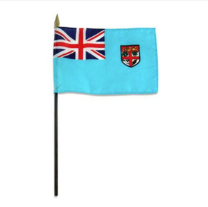 4x6" Fiji stick flag