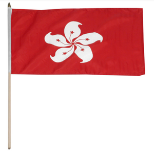 12x18" Hong Kong stick flag