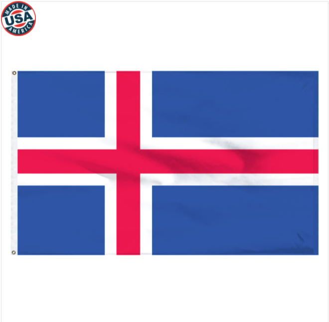 3x5' Iceland Nylon flag