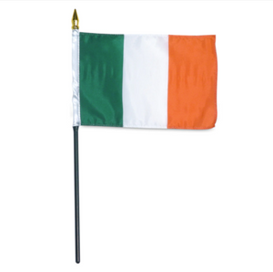 4x6" ireland stick flag