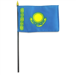 4x6" Kazakhstan stick flag