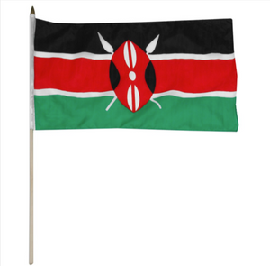 12x18" Kenya stick flag